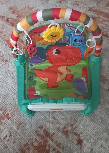 Renkli Dinozor Temalı Bebek Oyun Matı
