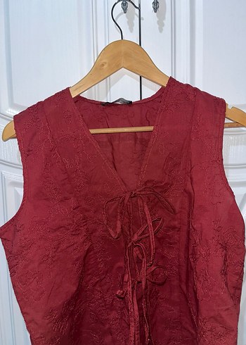 38 Beden bordo Renk Yelek