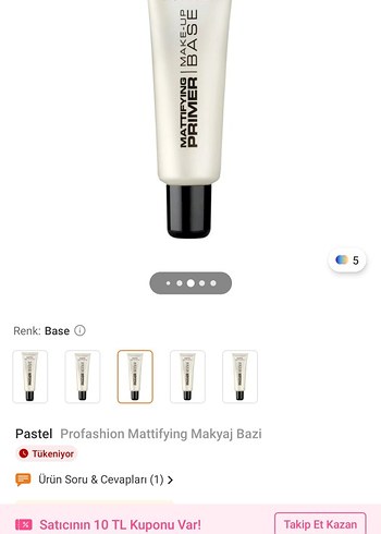 Pastel Matifying Makyaj Bazı | Yağ Kontrol | Etiketli - Görsel 2