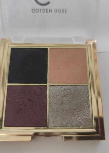  Golden Rose Quattro Eyeshadow Palette 01 Midnight Kiss - Görsel 2
