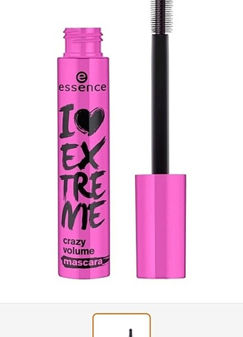 I LOVE EXTREME suya dayanıklı hacim veren maskara