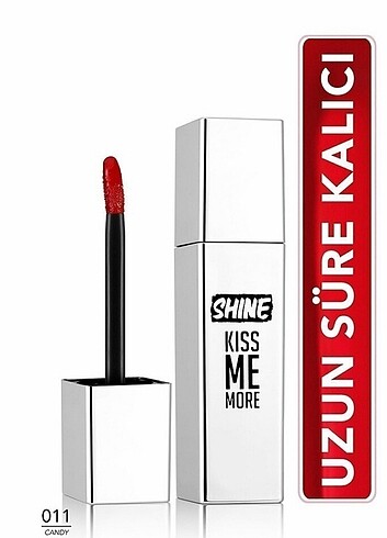 Shine Kiss Me More Likit Ruj kırmızı 
