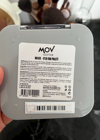 MOV glitter Far Paleti - Görsel 4