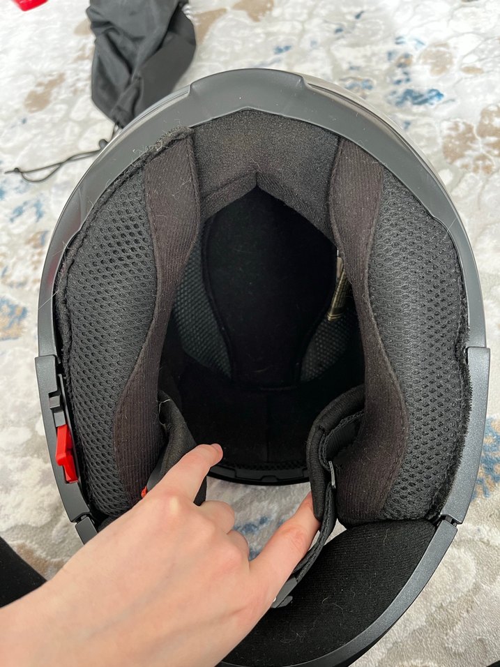 LS2 Siyah Mat Motosiklet Kaskı - Görsel 5