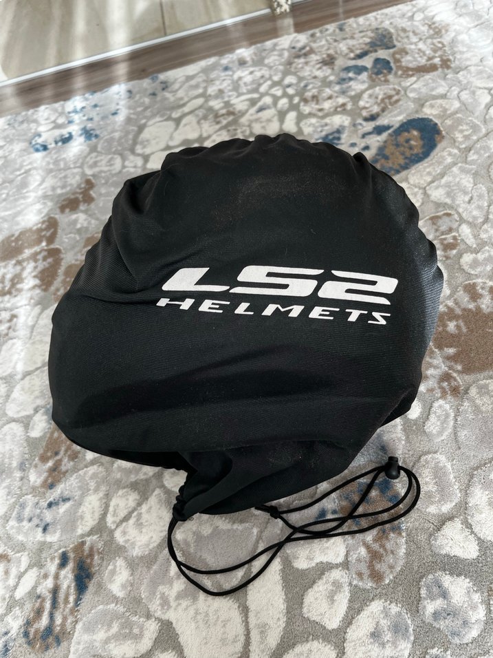 LS2 Siyah Mat Motosiklet Kaskı - Görsel 3