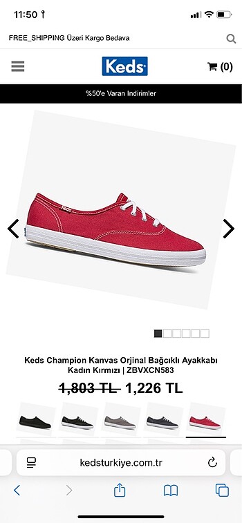 38,5 Beden Keds ayakkabı