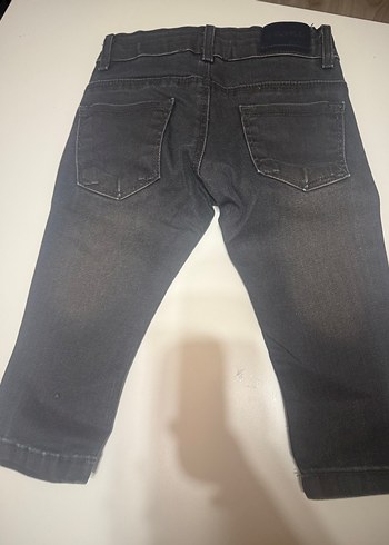 9-12 Ay Beden Gri Erkek Çocuk Denim Pantolon
