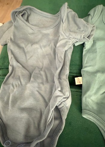 Üçlü Mavi Kısa Kollu Erkek Bebek Body - Görsel 3