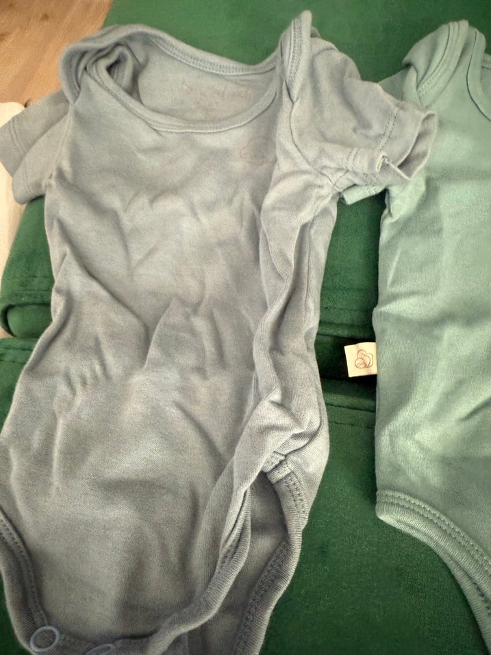 Üçlü Mavi Kısa Kollu Erkek Bebek Body - Görsel 3