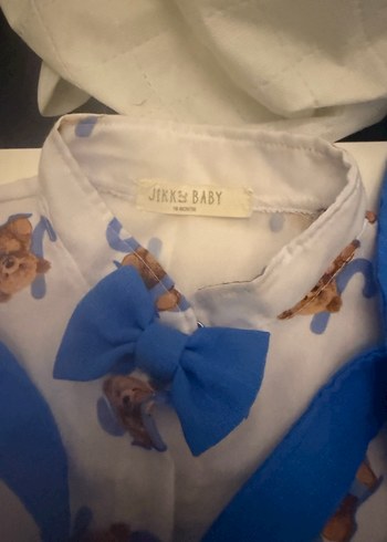 Diğer Mavi Ayıcık Detaylı Bebek Erkek Takım