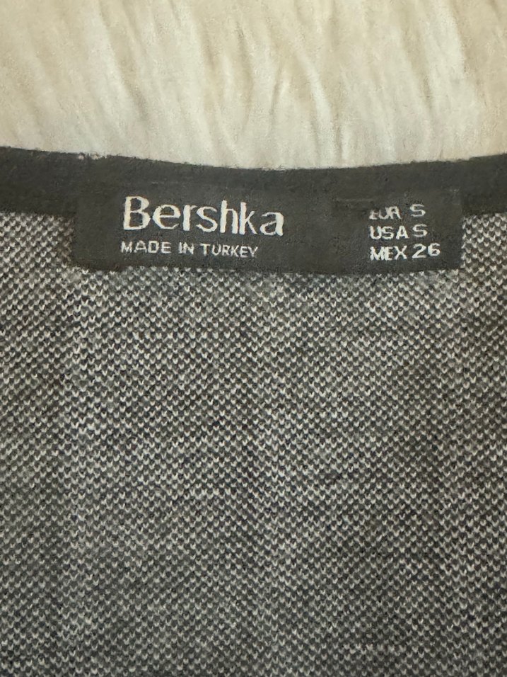 Bershka Çizgili Siyah Mini Tulum - Görsel 4