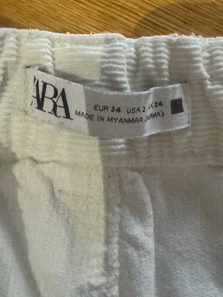 Zara Boyfriend Kadife pantolon - Görsel 3