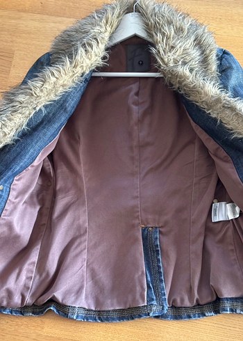 Fracomina Gri Kadın Denim Ceket - Görsel 5