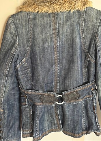 Fracomina Gri Kadın Denim Ceket - Görsel 6