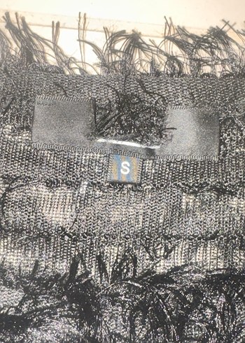 Siyah Tüylü Kadın Triko Kazak - Görsel 4