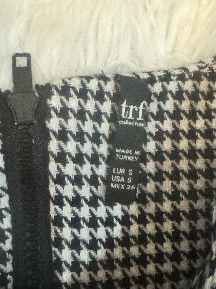 Zara Düğmeli Gri Ekose ikili takım - Görsel 4