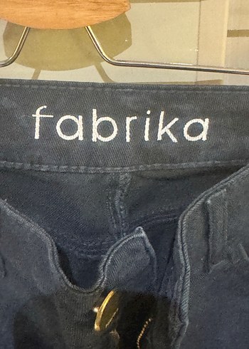 Lacivert Batik Desenli Kadın Denim Pantolon - Görsel 5