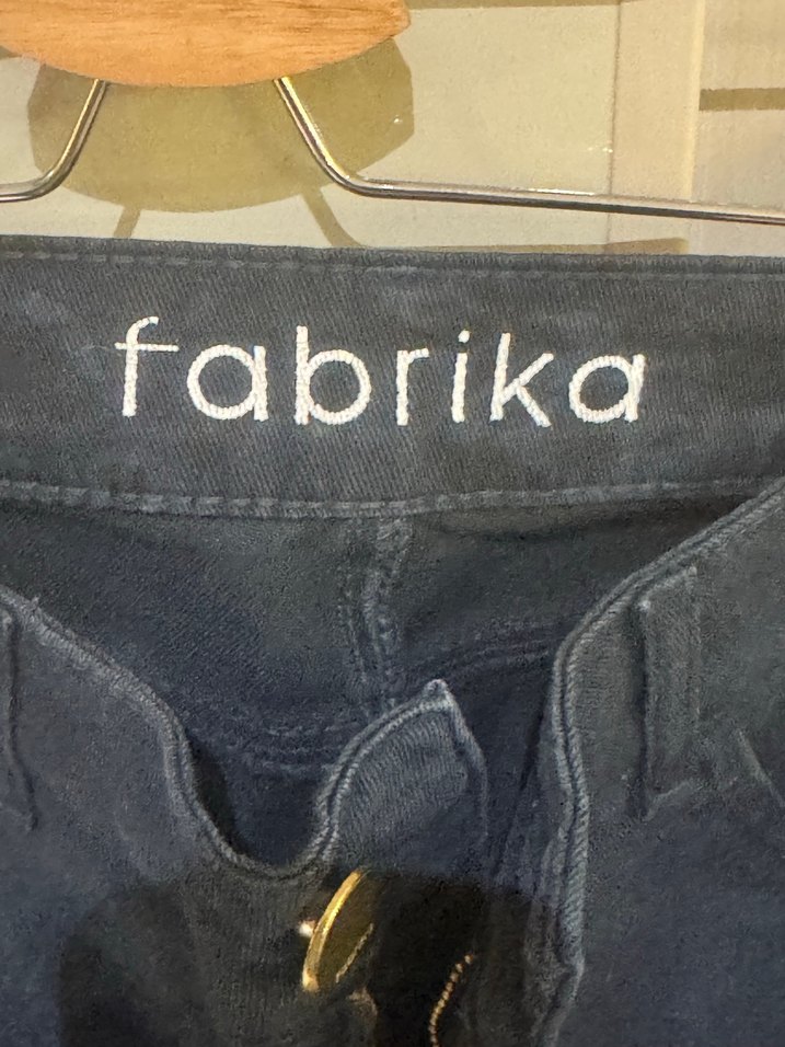 Lacivert Batik Desenli Kadın Denim Pantolon - Görsel 5