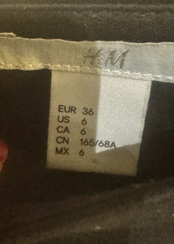 H&M Uzun Pilili Siyah Saten  Etek - Görsel 8