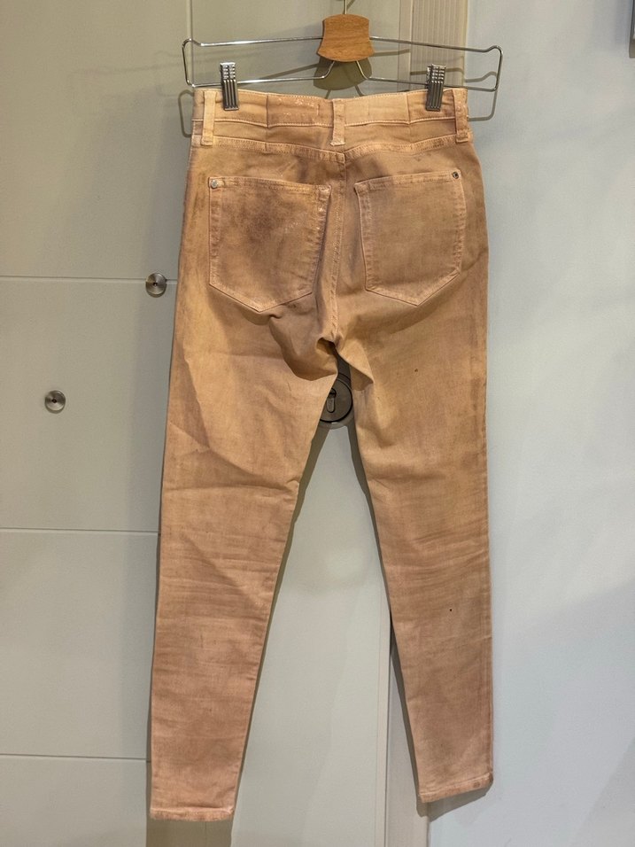 Mango Kadın Denim Dar Paça Pantolon - Görsel 5