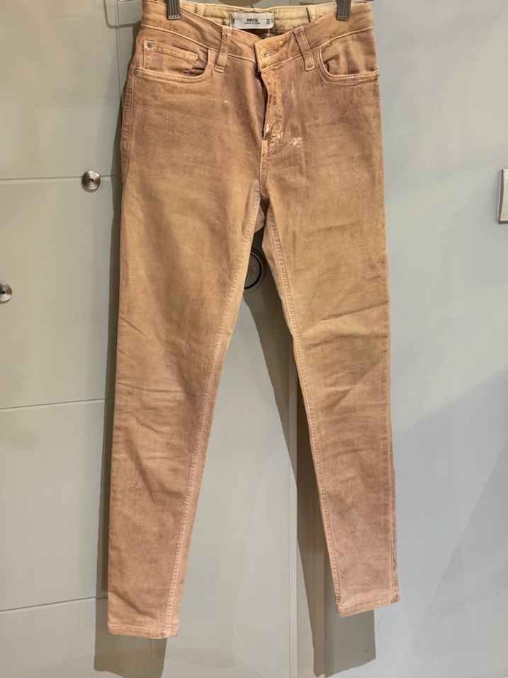 Mango Kadın Denim Dar Paça Pantolon - Görsel 2