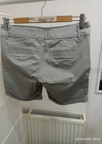 Mavi Baskılı Kadın Mini Jean Şort - Görsel 5