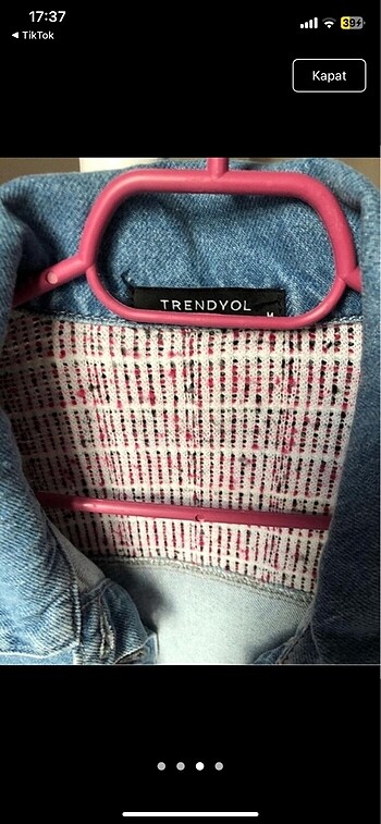 m Beden Trendyol kod ceket