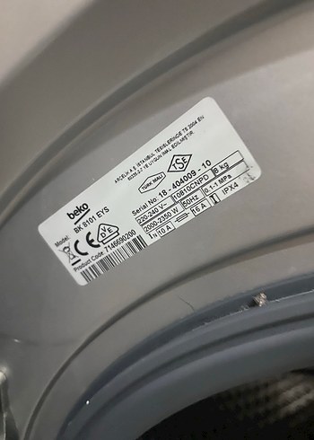 Beko 9kg çamaşır makinası gri - Görsel 3