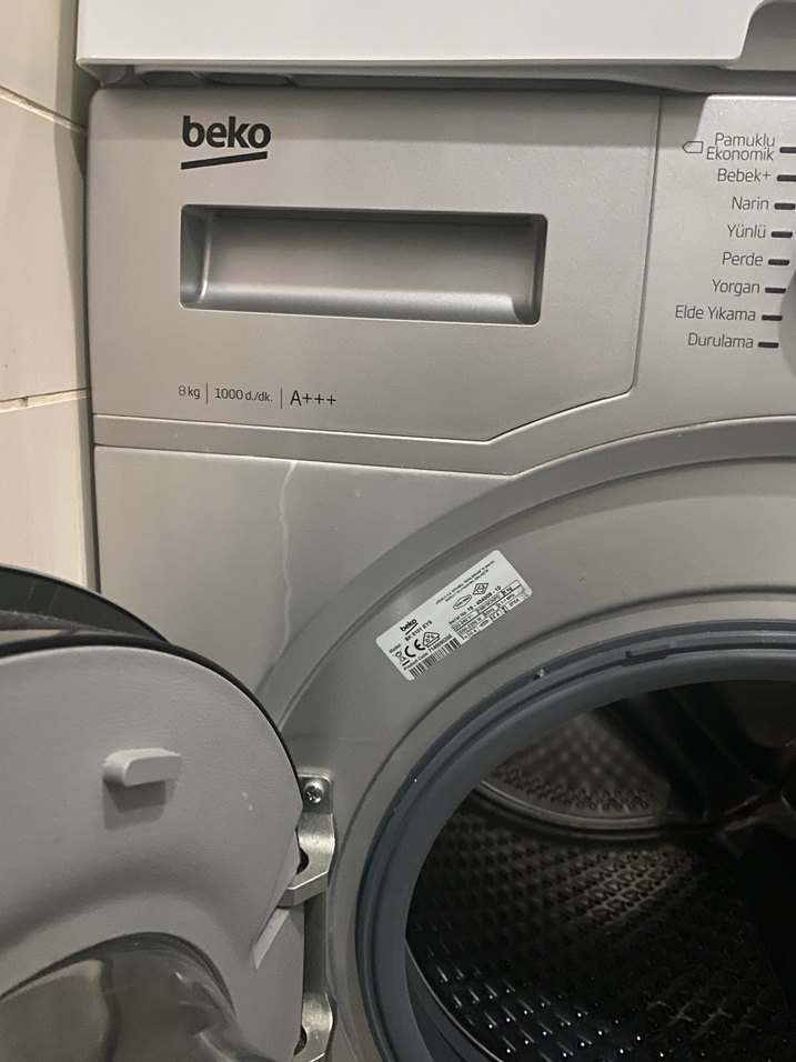Beko 9kg çamaşır makinası gri - Görsel 4