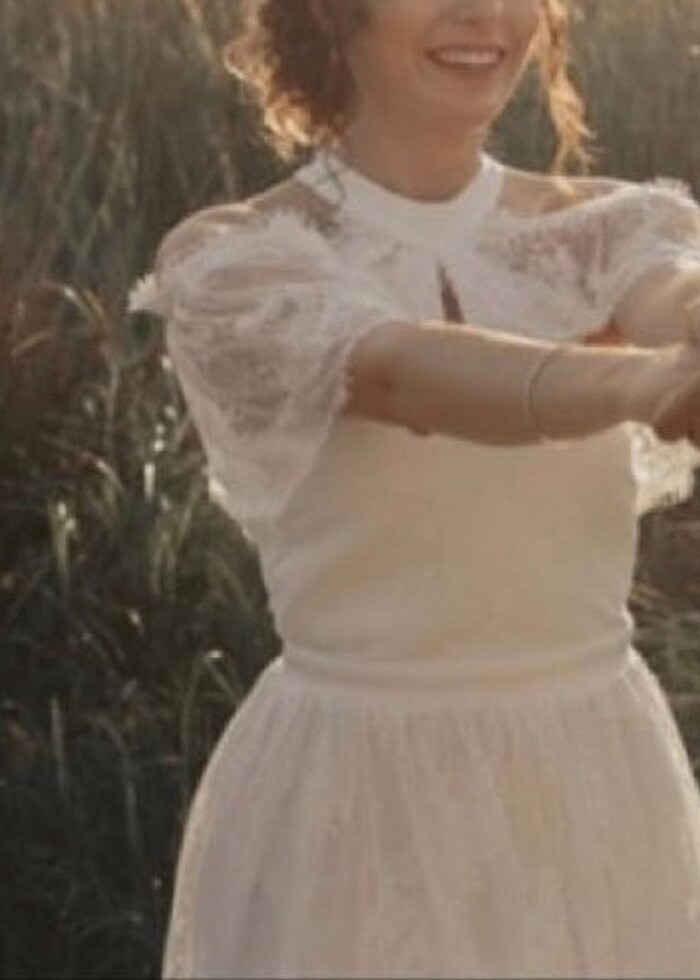 Gelinlik nikahlık sahil çekimi - Görsel 3