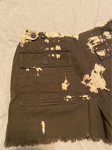 Batik boya dokuma şort - Görsel 5