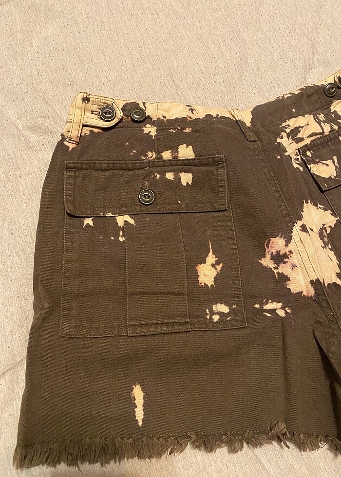 Batik boya dokuma şort - Görsel 5