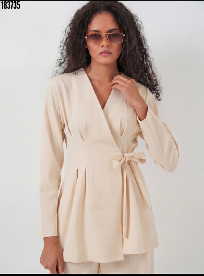 Kimono Pantolon Kumaş Takım - Görsel 2