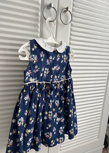 LC Waikiki Çiçek Desenli Kolsuz Vintage Kız Elbisesi