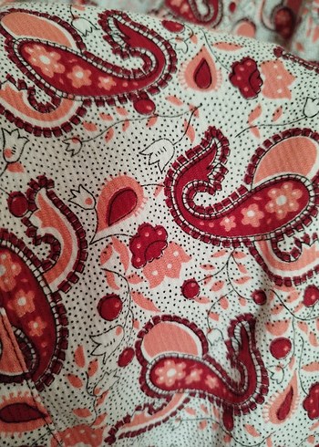 Uzun Kollu Bohem Bağlama Desenli Kadın Sabahlık,özel dikim - Görsel 5