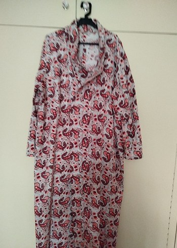 Uzun Kollu Bohem Bağlama Desenli Kadın Sabahlık,özel dikim - Görsel 2