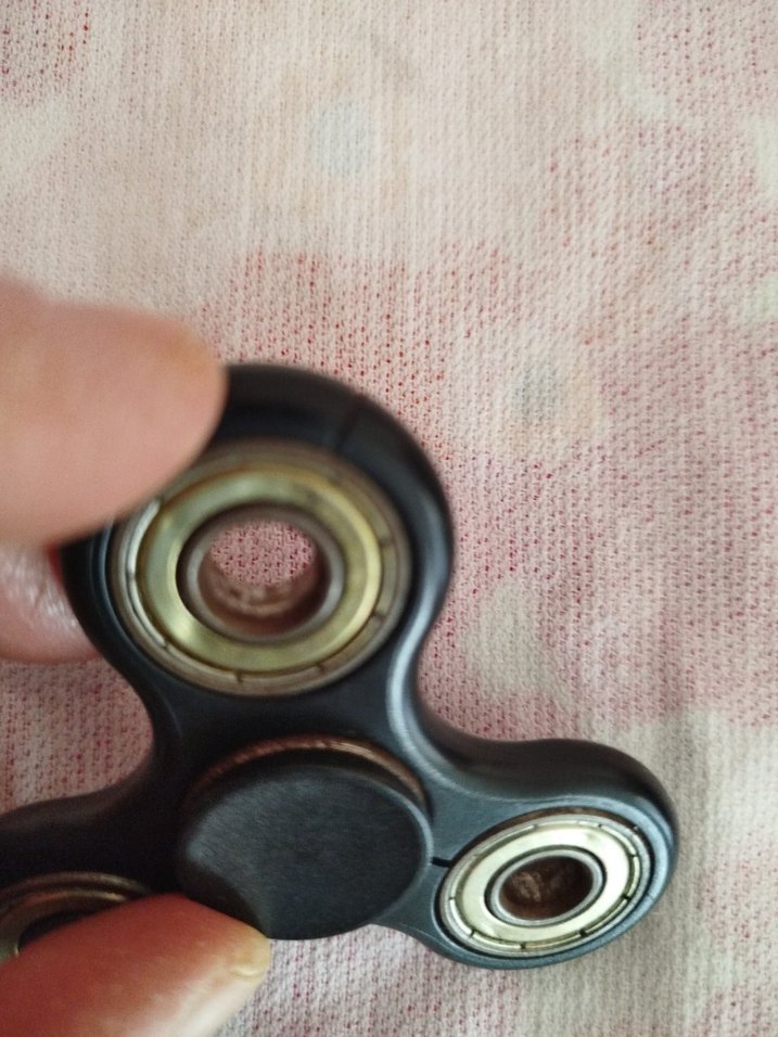Siyah Üç Kollu Fidget Spinner - Görsel 5