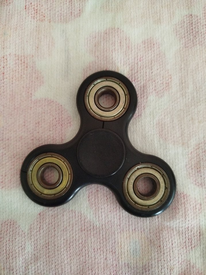 Siyah Üç Kollu Fidget Spinner - Görsel 2