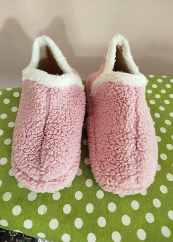 Kız Çocukları İçin Pembe Sıcak Ev Patiği 38 No - Görsel 3