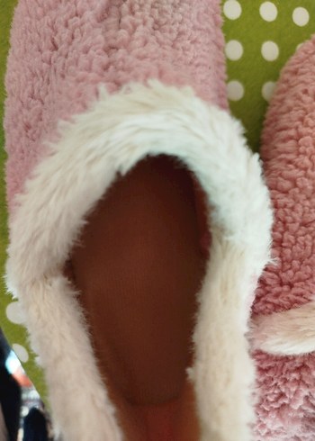 Kız Çocukları İçin Pembe Sıcak Ev Patiği 38 No - Görsel 6