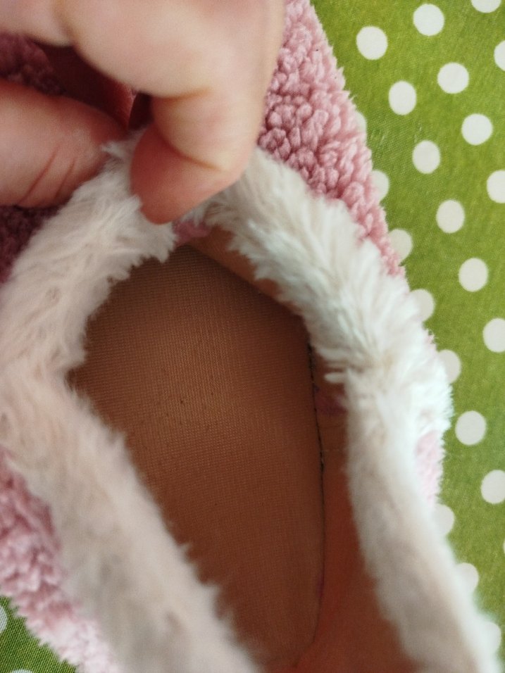 Kız Çocukları İçin Pembe Sıcak Ev Patiği 38 No - Görsel 5