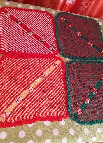 16 YA 16/17 E 17 EBATLARINDA ÖRGÜ PECETELER - Görsel 5