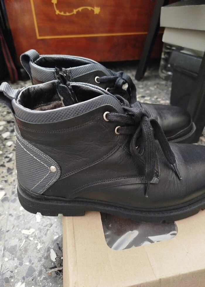 41  NUMARA HAKİKİ DERİ BOT - Görsel 3