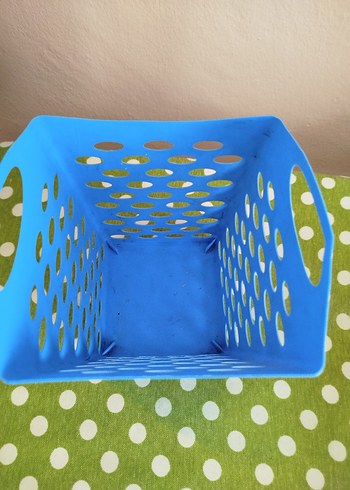 Ikea Delikli Mavi Saklama Sepeti