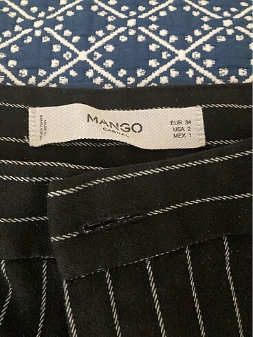 Mango mango çizgili pantolon