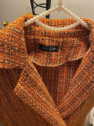 40 Beden turuncu Renk Nurcan çetin Blazer