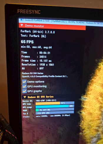 MSI ARMOR RADEON rx 590 full takım - Görsel 5