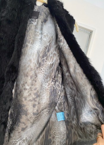 Kürklü Siyah Uzun Kadın Yelek - Görsel 5