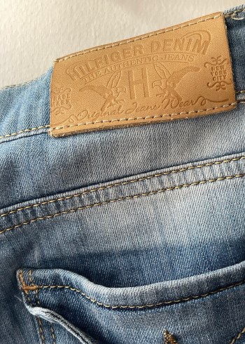 Orijinal Tommy Hilfiger Jean Şort - Görsel 7