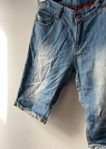 Orijinal Tommy Hilfiger Jean Şort - Görsel 2